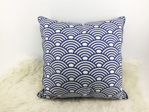 Blue Cushion, Velvet Cushion 1